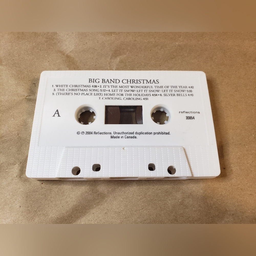 A Big Band Christmas cassette